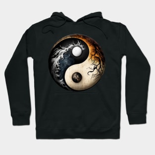 Yin Yang - Plasma Fractal Hoodie